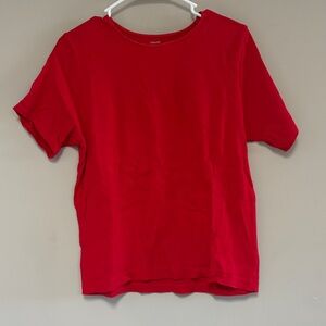Christopher & Banks Classic Red Top